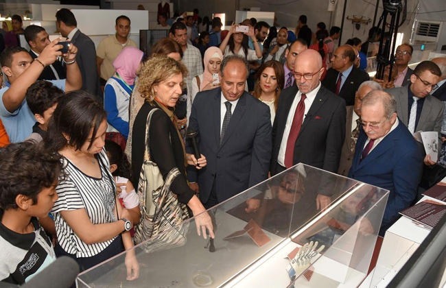 يعقد لأول مرة خارج بلاده مكتبة الإسكندرية تفتتح معرض إيطاليا جمال المعرفة