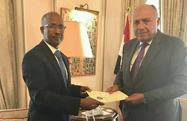 سفير إثيوبيا الجديد في القاهرة يقدم أوراق اعتماده لوزير الخارجية