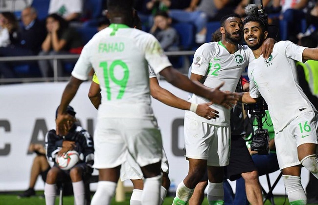 المنتخب السعودي يتخطى لبنان بثنائية ويصعد لدور الـ بكأس أمم آسيا