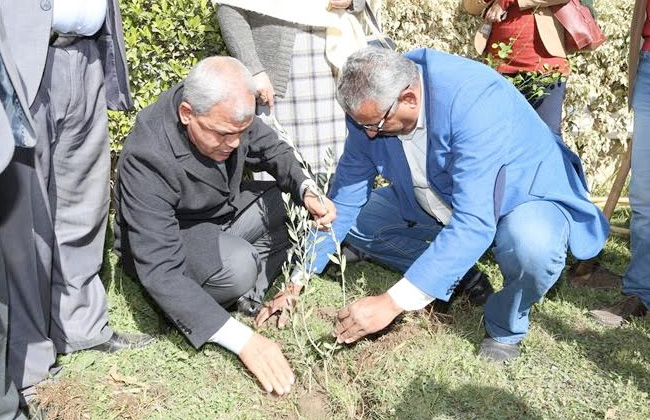 محافظ المنوفية يدشن مبادرة هنجملها لزراعة الأشجار
