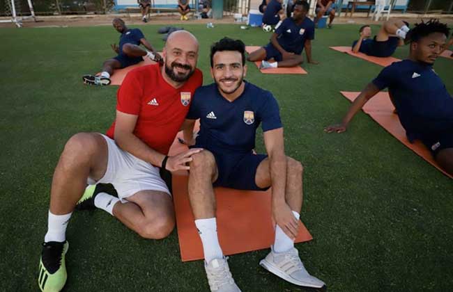 الجونة يواصل استعداداته لمواجهة نادي مصر بالدوري الممتاز | صور