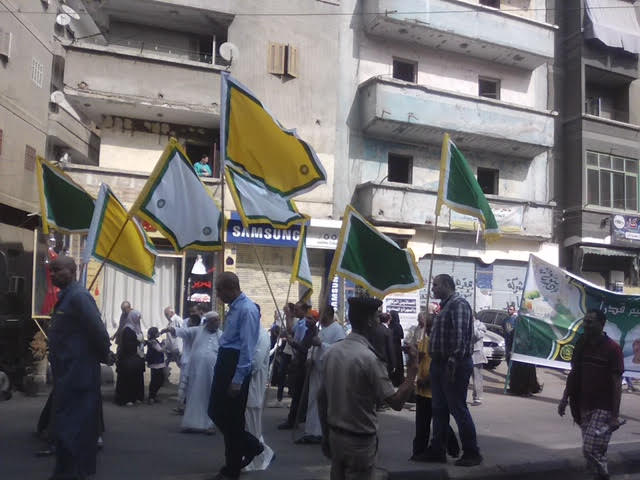 مسيرة صوفية بشوارع دسوق