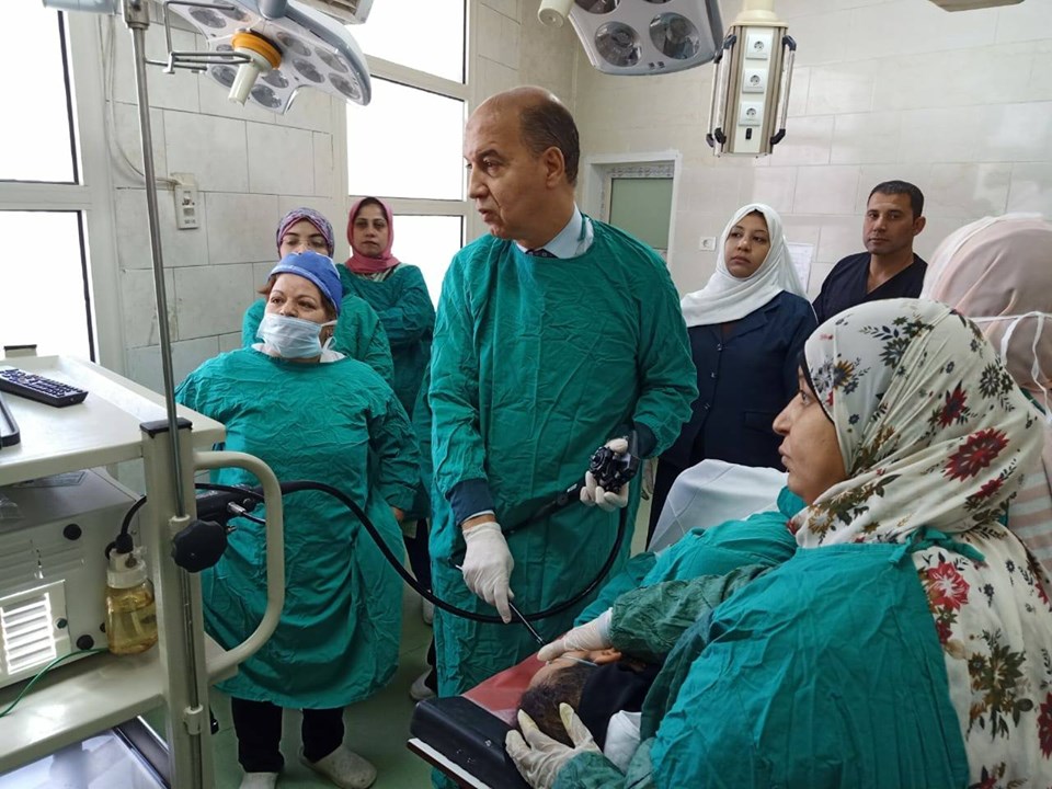 افتتاح عيادة ووحدة مناظير الجهاز الهضمي بمستشفى أسيوط العام
