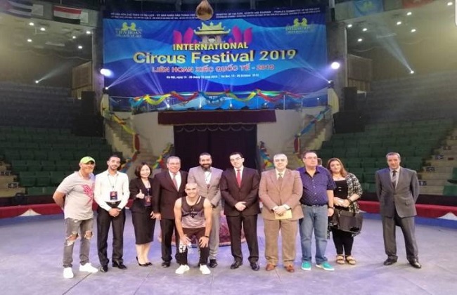 السيرك القومي المصري يشارك في مهرجان هانوي الدولي