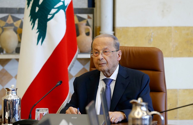 عون لبنان يريد نجاح مفاوضات ترسيم الحدود البحرية الجنوبية