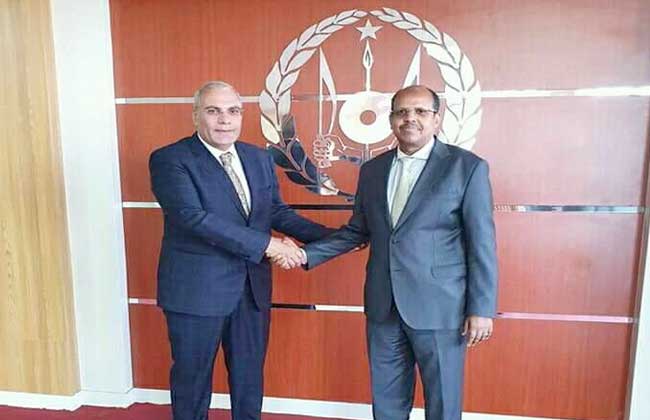 وزير خارجية جيبوتي يستقبل السفير المصري الجديد لتسليم أوراق اعتماده | صور