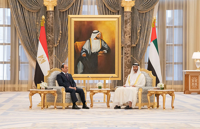 محمد بن زايد إطلاق منصة استثمارية استراتيجية مشتركة بين الإمارات ومصر بـ مليار دولار