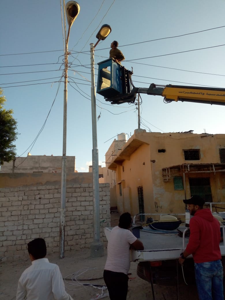  إنارة شوارع عزبة "العجارمة"