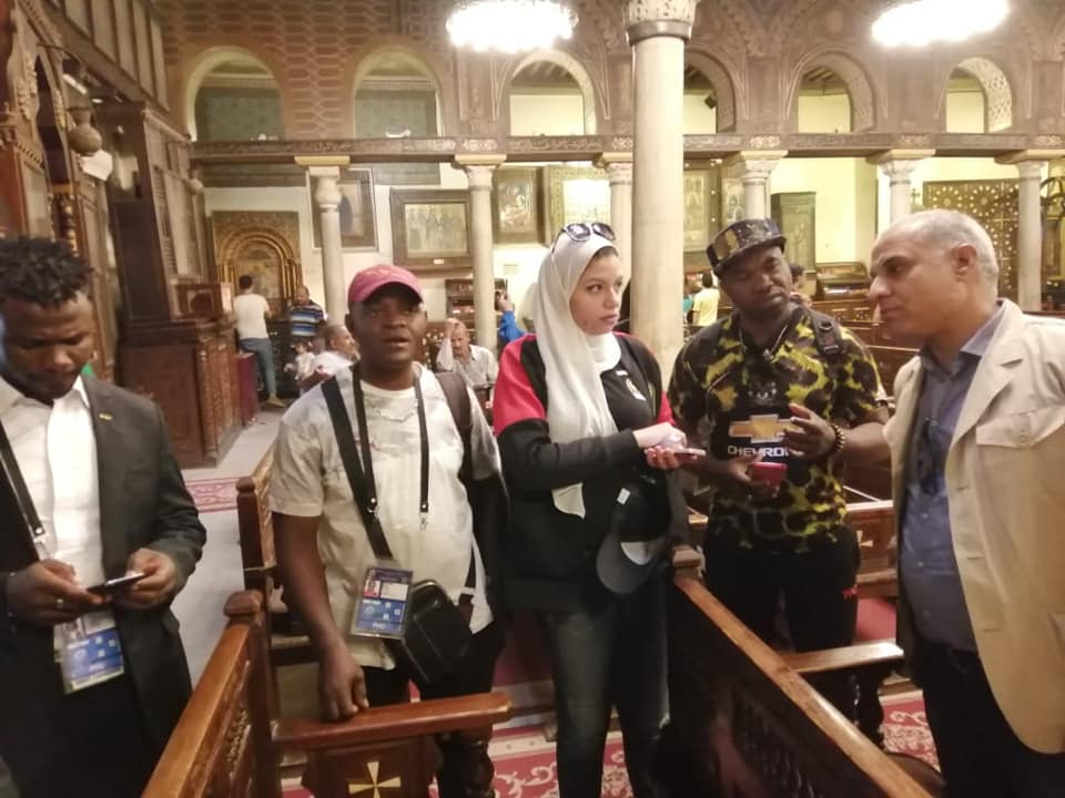 رحلة إلى مجمع الأديان لمندوبي وسائل الإعلام بأمن إفريقيا