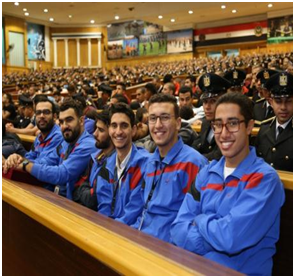 زيارة بعض طلبة الجامعات المصرية لأكاديمية الشرطة 