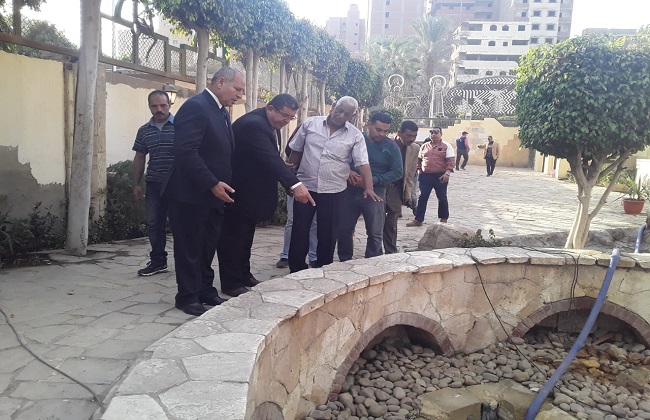 نائب محافظ القاهرة يتابع انطلاق أعمال رفع  كفاءة العقارات المحيطة بـشجرة مريم | صور