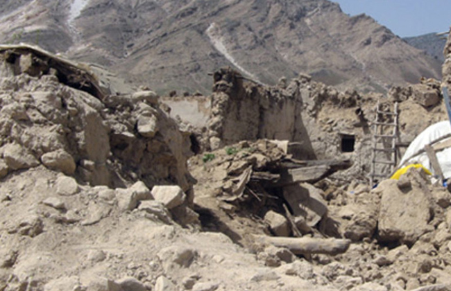زلزال بقوة , رختر يضرب أفغانستان وباكستان