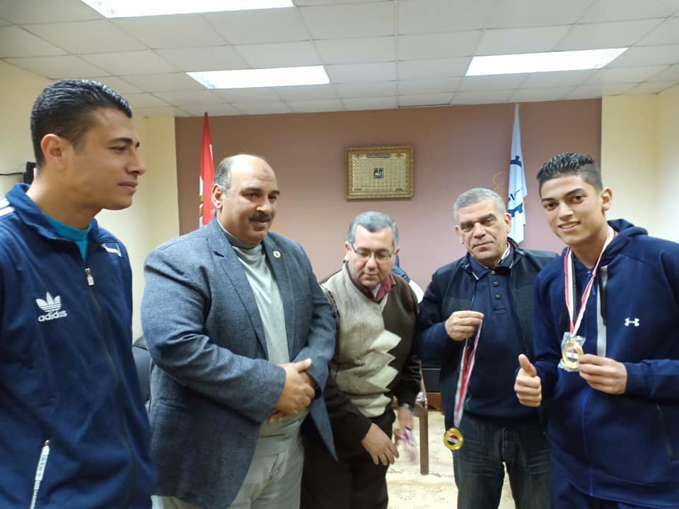 جانب من لقاء منتخب الصم مع قيادات مديرية الشباب والرياضة بالغربية