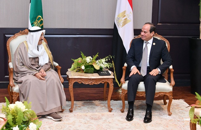 الرئيس السيسي يستقبل أمير الكويت ويؤكد تقديره للجهود المصرية تعزيزا لمسار العمل العربي المشترك
