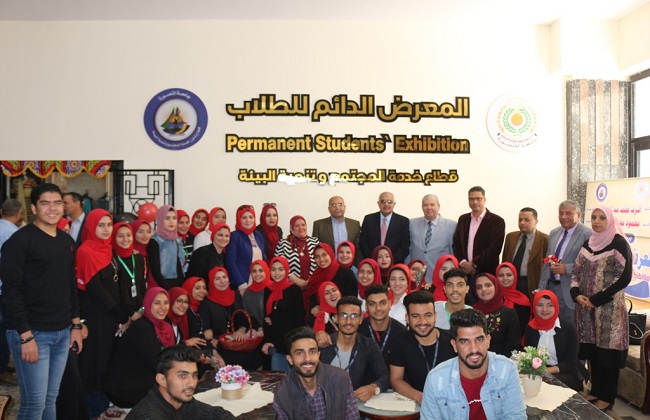افتتاح المعرض الدائم للطلاب بجامعة المنصورة
