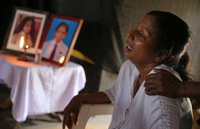 	حالة من الحزن في سريلانكا بعد تفجيرات أمس 
