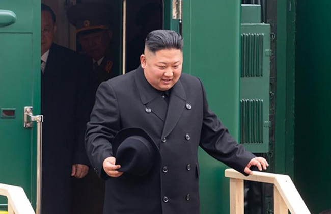 زعيم كوريا الشمالية يصل إلى روسيا على متن قطاره الخاص| صور 