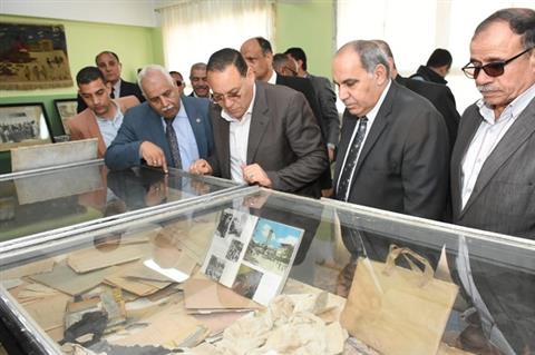 محافظ الشرقية يتفقد متحف شهداء مدرسة بحر البقر في ذكرى المجزرة الصهيونية | صور