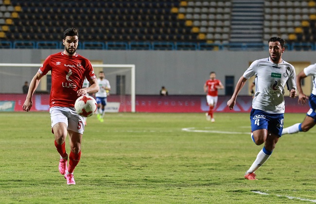 جيرالدو يخطف ثلاث نقاط للأهلي من سموحة بالوقت القاتل واعتراضات من التوأم على حكم اللقاء