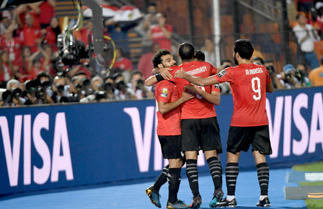 رسميا مصر تتأهل إلى دور الـ بعد الفوز على الكونغو بثنائية | صور