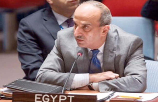مندوب مصر بالأمم المتحدة يطالب المجتمع الدولي بتوفير الحماية للشعب الفلسطيني بشكل فوري