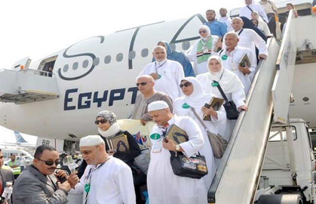  رحلة جوية تسيرها  مصر للطيران  اليوم من الأراضي المقدسة لعودة حجاج بيت الله الحرام