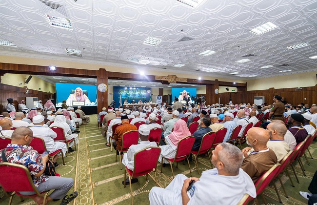 مؤتمر الحج السنوي لرابطة العالم الإسلامي  الحضارة الإسلامية تجمع بين الثراء والانفتاح والانضباط|صور