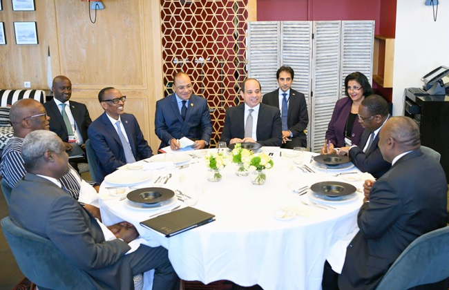 الرئيس السيسي يستقبل رؤساء رواندا والسنغال وجنوب إفريقيا وبوركينا فاسو على هامش قمة مجموعة السبع | فيديو وصور