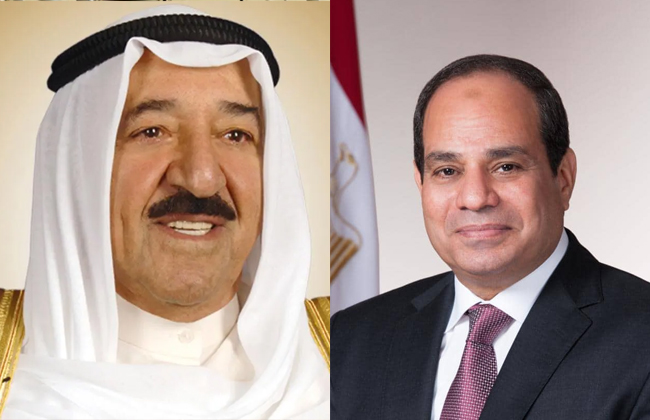 الرئيس السيسي يجري اتصالا هاتفيا بأمير الكويت للاطمئنان على صحته