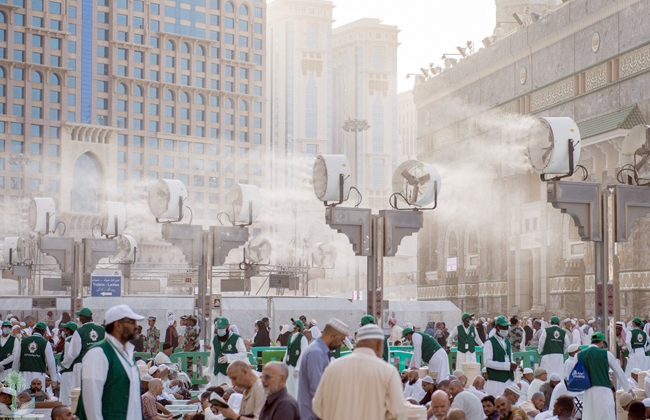 السعودية تعلن عن مشروع جديد لخفض درجة حرارة طرق المشاة في المشاعر المقدسة