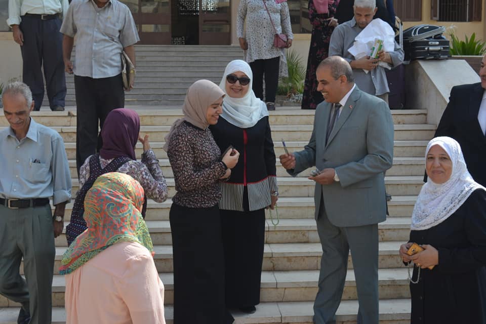 جانب من جولة رئيس جامعة الأزهر بالمدينة الجامعية للطالبات