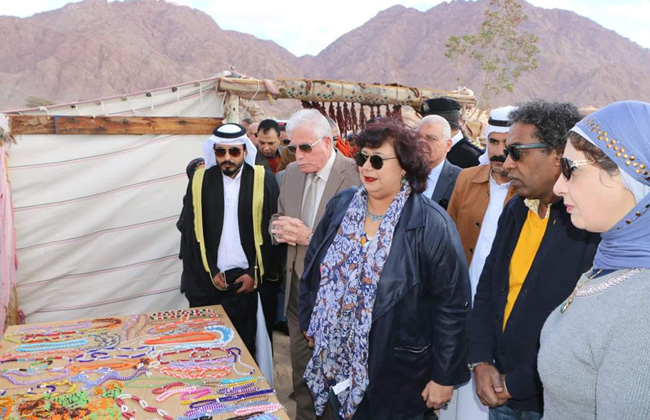 محافظ جنوب سيناء ووزيرة الثقافة يشهدان ختام مشروع قوافل الوديان الثقافية | صور