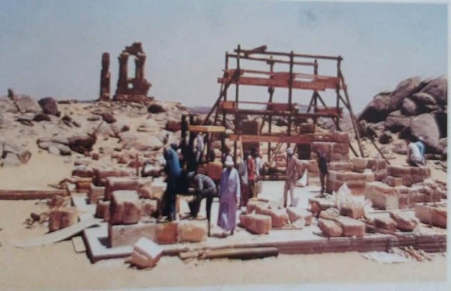 اختفى من الوجود  عاما كيف أعاد الأثريون المصريون تركيب معبد جرف حسين | صور