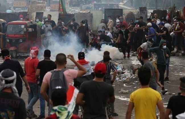 مقتل متظاهر عراقي وإصابة العشرات في ذي قار