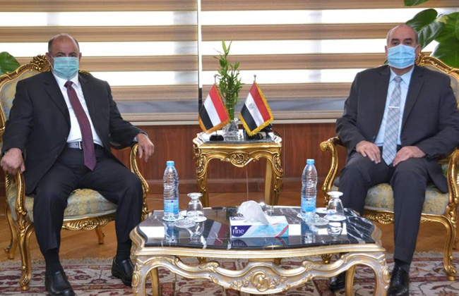 وزير الطيران المدني يستقبل نائب رئيس الوزراء اليمني |صور