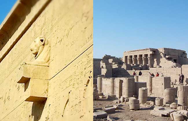 عبقرية المصري القديم كيف واجه معبد دندرة الطقس السيىء فى الصعيد ؟| صور