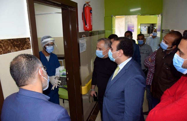 نائب محافظ الأقصر يتفقد مستشفى العديسات للعزل بمركز ومدينة الطود | صور