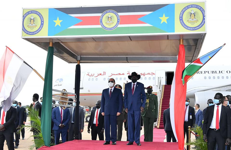 الرئيس السيسي فى جنوب السودان
