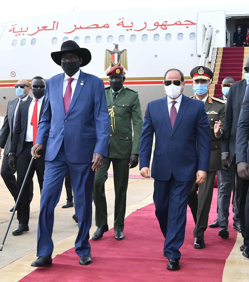 الرئيس السيسي فى جنوب السودان