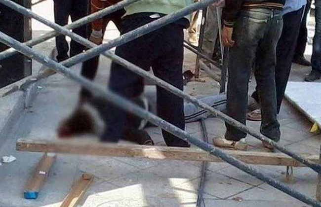 مصرع عامل محارة سقط من الطابق الرابع بعقار في طنطا