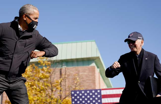 «أوباما وجيب بوش يهنئان بايدن بالفوز برئاسة الولايات المتحدة