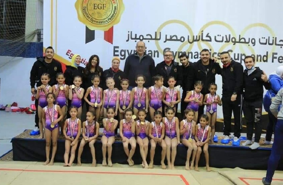 إنجاز جديد لناشئات الأهلي للجمباز في بطولة كأس مصر