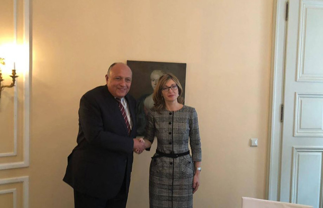 ننشر تفاصيل لقاء وزير الخارجية مع نظيرته البلغارية 