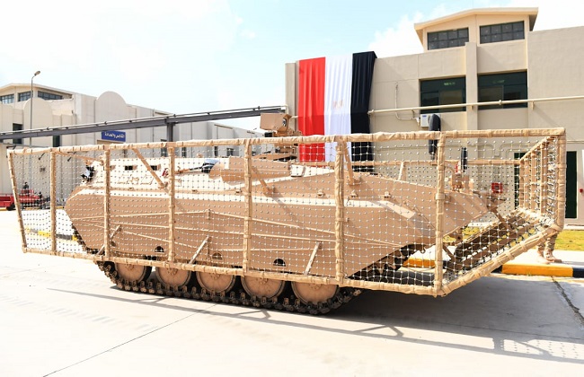 ننشر أول صور لمركبة القتال المدرعة المصرية سينا