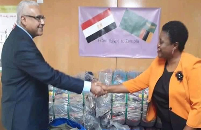 مصر تقدم مساعدات إنسانية إلى زامبيا