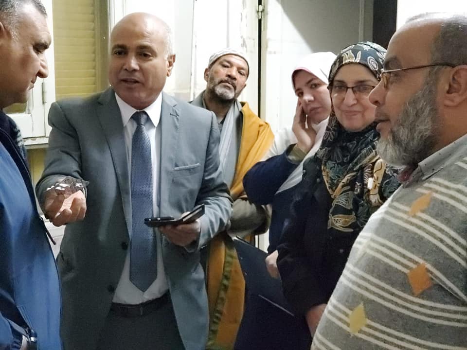  زيارة مفاجئة لوكيل وزارة الصحة بالغربية لمستشفى حميات كفرالزيات