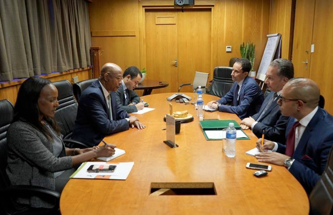 سفير مصر بجنوب إفريقيا يلتقي المدير التنفيذي لوكالة الاتحاد الإفريقي للتنمية نيباد| صور
