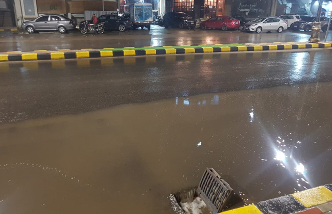  مياه الأمطار فى بنى سويف
