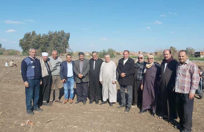  أرض مشروع معالجة الصرف الصحى بشبراقاص فى السنطة