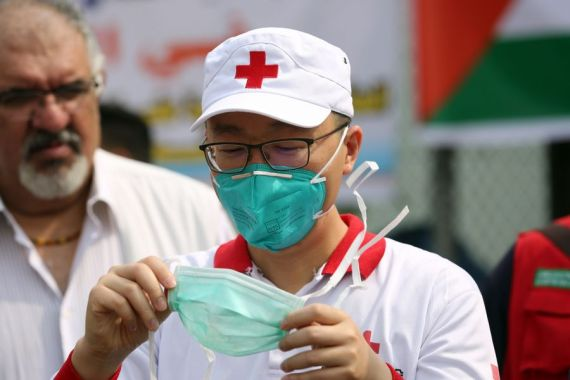 الصين تقدم مساعدات طبية لمساعدة العراق وإيران لمكافحة كورونا